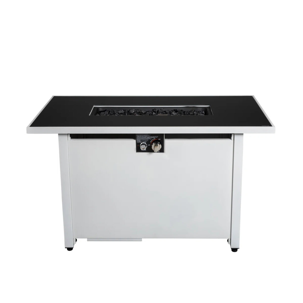 Rectangular 50,000 BTU Steel Outdoor Fire Pit