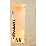 Single Person Spruce Wood Far Infrared Sauna - Omega Lifestyles
