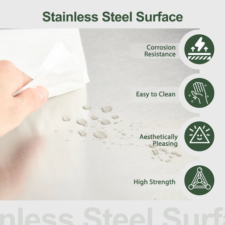 Outdoor Grill Cart Stainless Steel Top With Storage - Omega Lifestyles