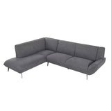 Large Soft Combination Sofa With Two-Tone Fabric - Omega Lifestyles