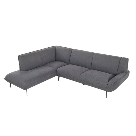 Large Soft Combination Sofa With Two-Tone Fabric - Omega Lifestyles