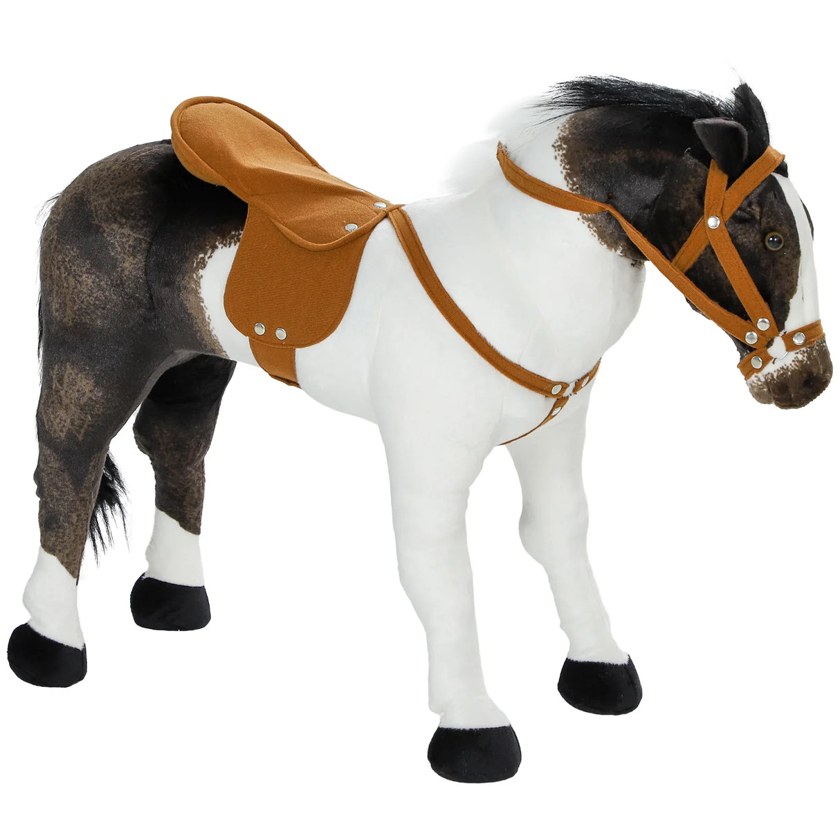 Ride-On Toddler Horse Toy With Neighing Sound - Omega Lifestyles