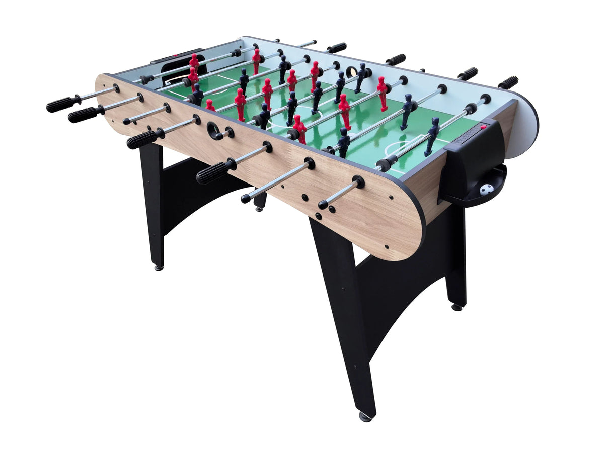 4-Foot Wood MDF Steel Foosball Table with Balls - Omega Lifestyles