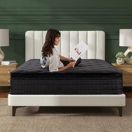 Medium 10-Inch Cooling Gel Memory Foam Queen Mattress - Omega Lifestyles