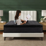 Medium 10-Inch Cooling Gel Hybrid Full Mattress - Omega Lifestyles