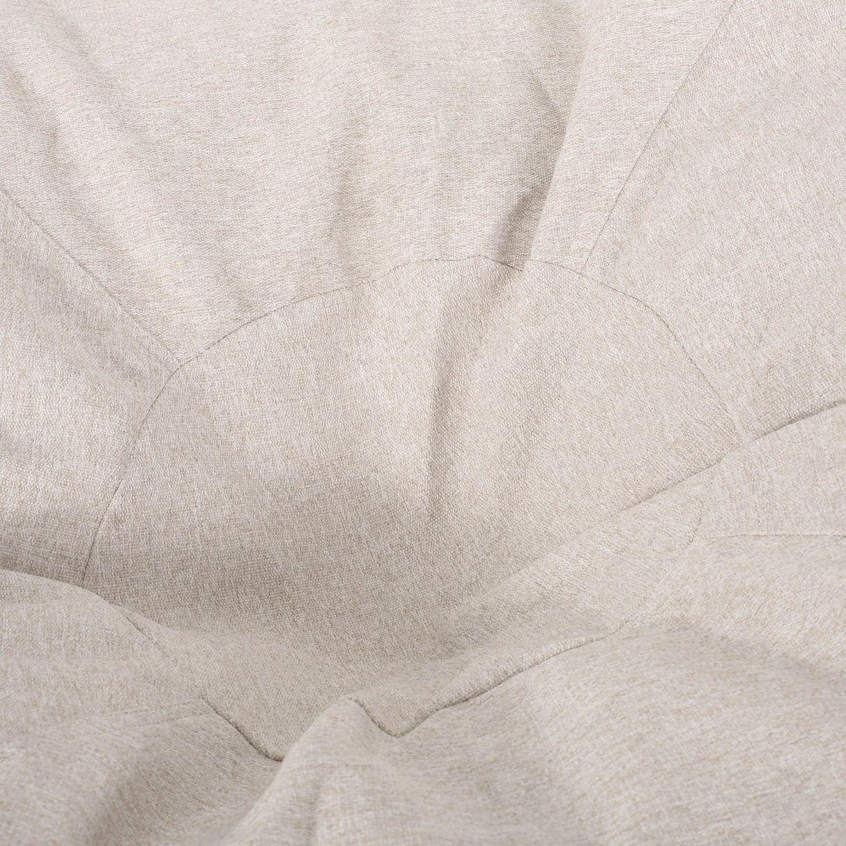 Modern Foam Filled Rounded Fabric Bean Bag Chair - Omega Lifestyles