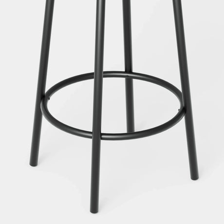 Bar Table Set With 4 PU Upholstered Soft Seat Stools - Omega Lifestyles