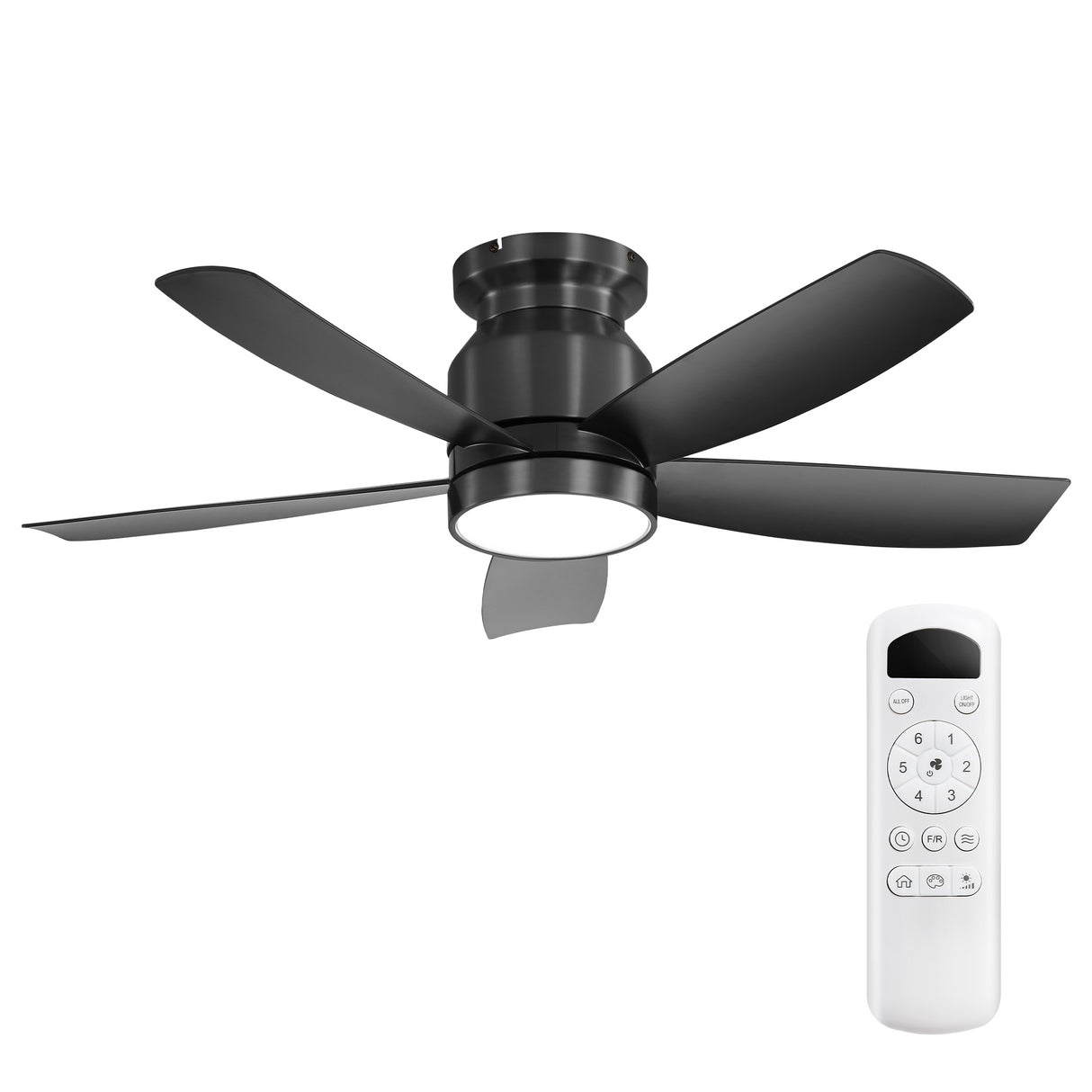 42-Inch Remote Control Dimmable LED Ceiling Fan