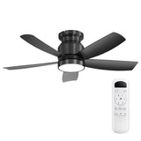 42-Inch Remote Control Dimmable LED Ceiling Fan