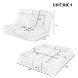 Adjustable Fold-Out Metal Frame Convertible Sofa Bed - Omega Lifestyles