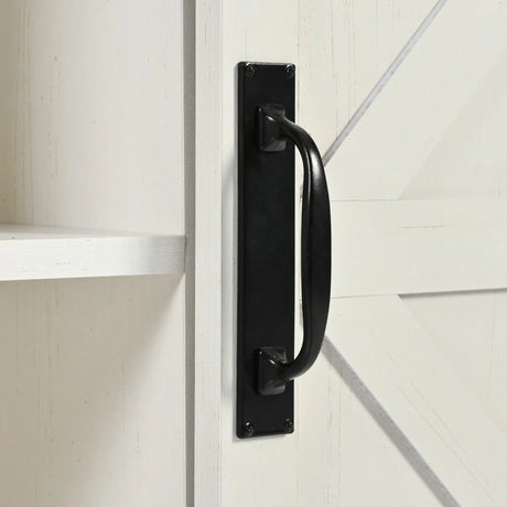 Farmhouse Kitchen Island Rolling Cart With Power Outlet - Omega Lifestyles