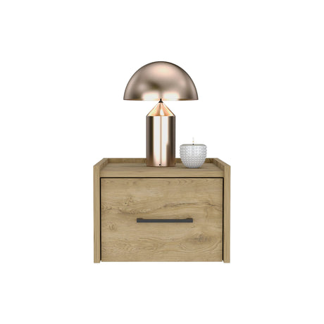 Floating Wall-Mounted Nightstand With Drawer Storage - Omega Lifestyles
