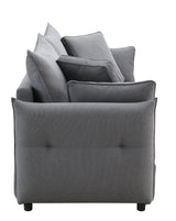Contemporary Medium-Firm Fabric Pull-Out Sofa Sleeper With Storage - Omega Lifestyles