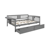 Full Full Size Solid Wood Daybed With Two Drawers - Omega Lifestyles