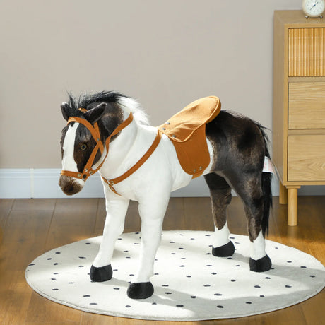 Ride-On Toddler Horse Toy With Neighing Sound - Omega Lifestyles