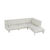 Large Combination 5-Seat Two-Tone Cotton Linen Sofa - Omega Lifestyles