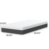 Medium 10-Inch Phase Change Cooling Foam Twin XL Mattress - Omega Lifestyles