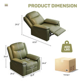 Power Recliner Chair With USB Charging And Lumbar Support - Omega Lifestyles