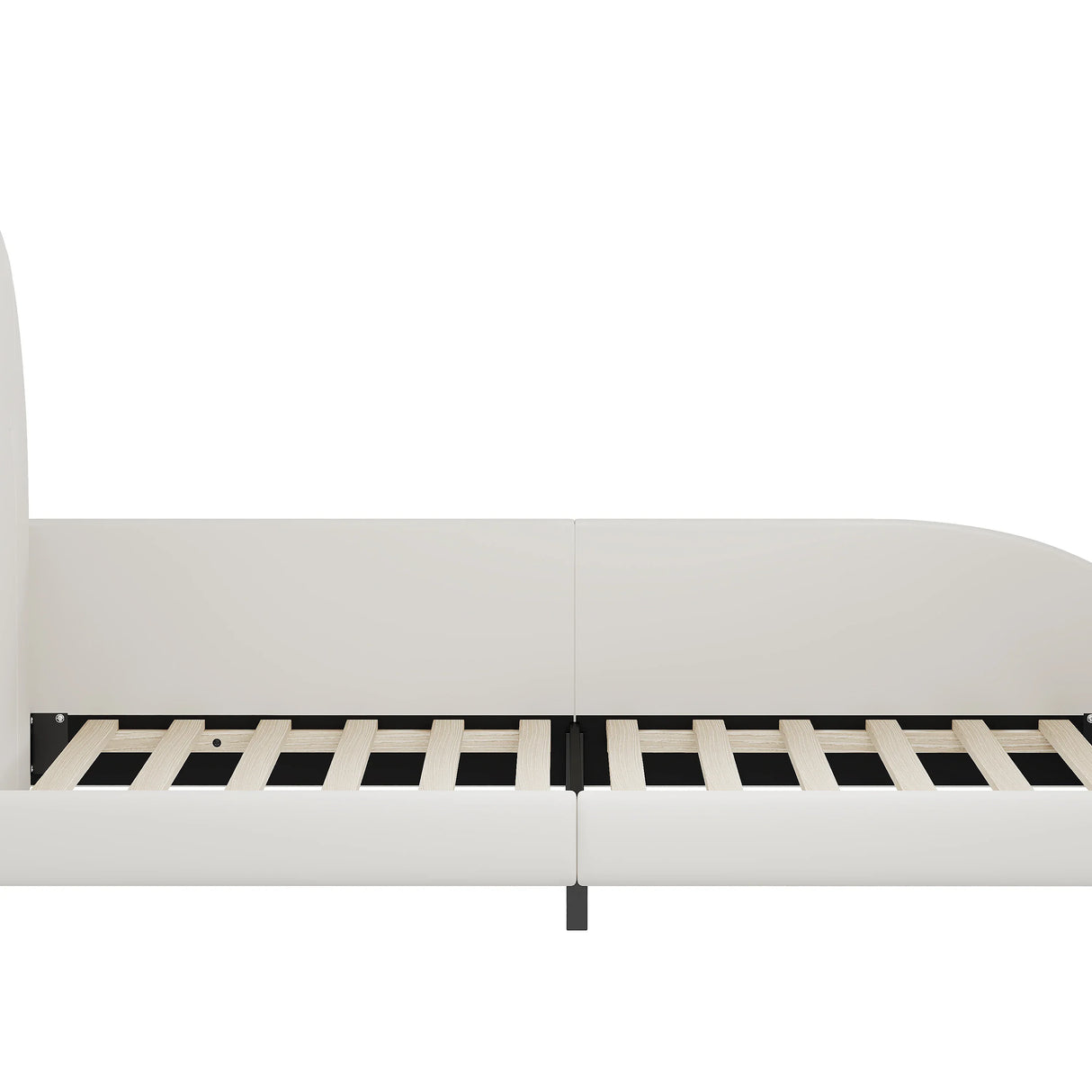 Twin Upholstered Rabbit-Shape Princess Platform Bed - Omega Lifestyles