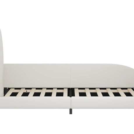 Twin Upholstered Rabbit-Shape Princess Platform Bed - Omega Lifestyles