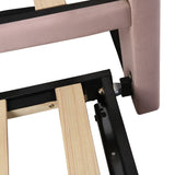 Twin Upholstered Daybed With Pop-Up Trundle Pink - Omega Lifestyles