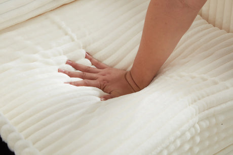 Corduroy Multifunctional Storage Ottoman Sofa With Table - Omega Lifestyles