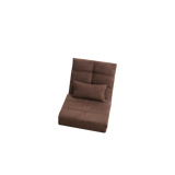 Adjustable Fold-Down Metal Frame Sofa Bed With Pillow - Omega Lifestyles