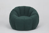 Plush Teddy Fabric Foam Filled Bean Bag Chair - Omega Lifestyles