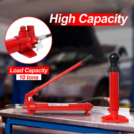 10-Ton Hydraulic Porta Power Kit With Carrying Case - Omega Lifestyles