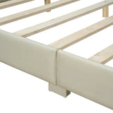 Queen Twin XL Upholstered PU Leather Platform Bed Set - Omega Lifestyles