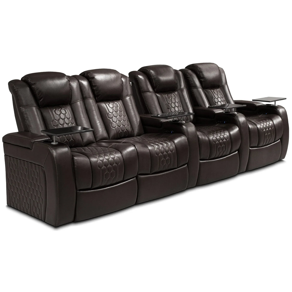 Ultra-Plush Top-Grain Nappa Genuine Leather Massage Chair - Omega Lifestyles