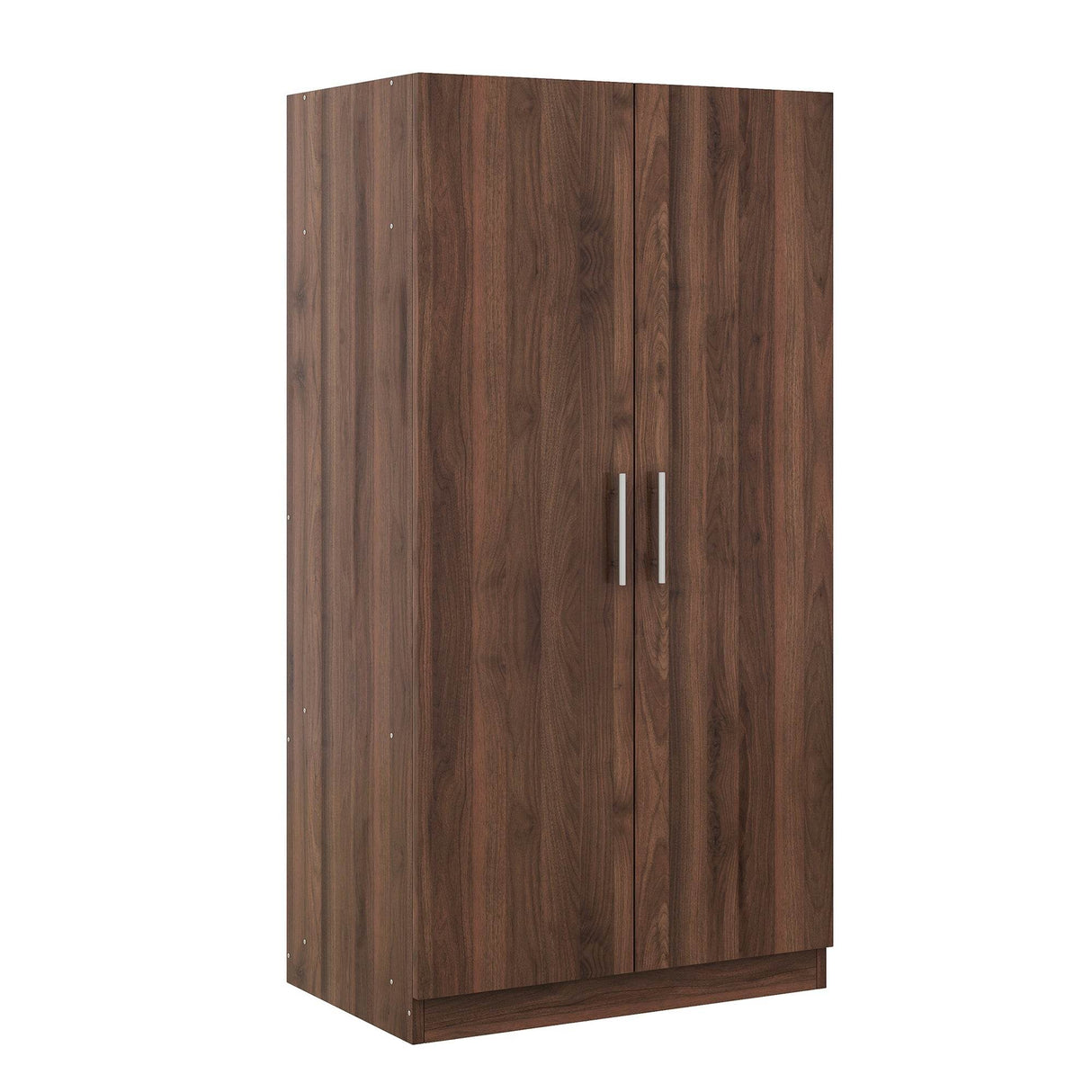2-Door Solid Wood Wardrobe Armoire With Shelves - Omega Lifestyles