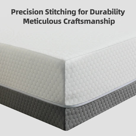 Medium 10-Inch Gel-Infused Zoned Support King Mattress - Omega Lifestyles