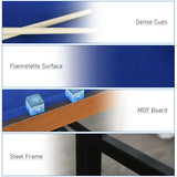 Portable Folding Miniature Pool Table With Full Set - Omega Lifestyles