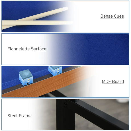 Portable Folding Miniature Pool Table With Full Set - Omega Lifestyles