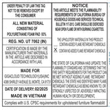 Full Upholstered L-Shaped Daybed With Twin Trundle and USB Ports - Omega Lifestyles