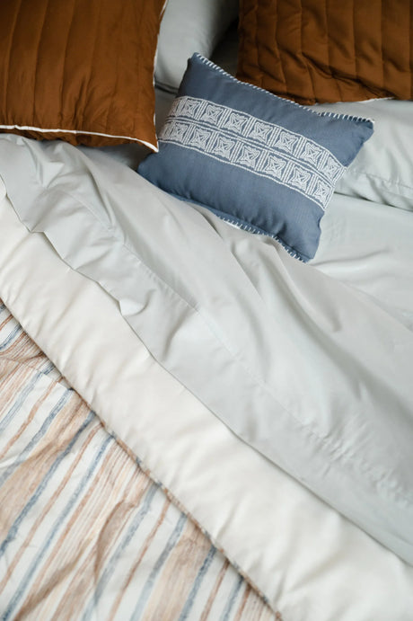 Thread King 100% Rayon Bamboo Sheet Set Pewter - Omega Lifestyles