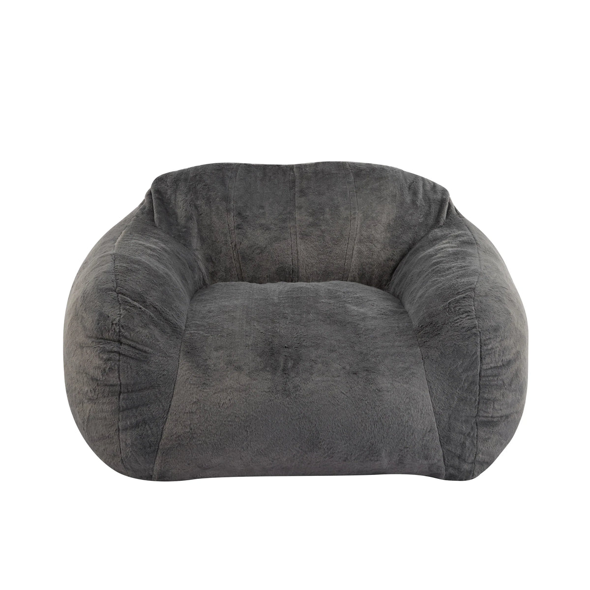 Soft Shredded Foam Faux Fur Indoor Bean Bag Chair - Omega Lifestyles