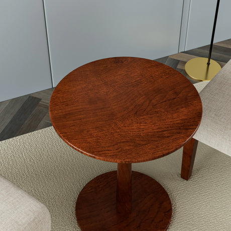 Fabric Accent Chair Set Of 2 With Round Wood Table - Omega Lifestyles