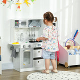 Kids Kitchen Playset With Lights Sounds And Accessories - Omega Lifestyles