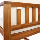 Acacia Wood Patio Dining Table And Chairs Set Of 5 - Omega Lifestyles