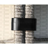 Outdoor 8-Piece Fully Assembled Curved Wicker Sofa Set - Omega Lifestyles