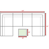 All-Weather Wicker 7-Piece 6-Person Outdoor Sofa Set - Omega Lifestyles