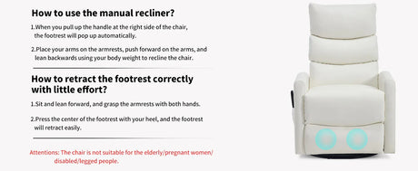 Heat Massage Recliner Chair With Swivel Rocker - Omega Lifestyles