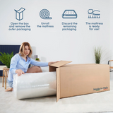 Medium 12-Inch Hybrid Ice Memory Foam Queen Mattress - Omega Lifestyles