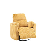 Contemporary Yellow Power Recliner Swivel Glider Chair - Omega Lifestyles