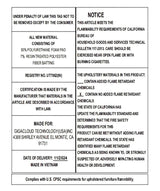 5-Piece Faux Marble Dining Table Set With Cushioned Chairs - Omega Lifestyles