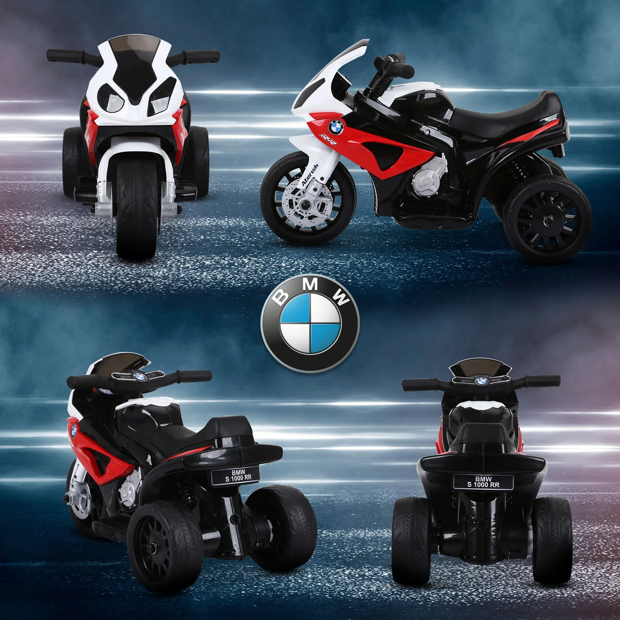 Licensed BMW 6V Toddler 3-Wheel Electric Motorcycle - Omega Lifestyles