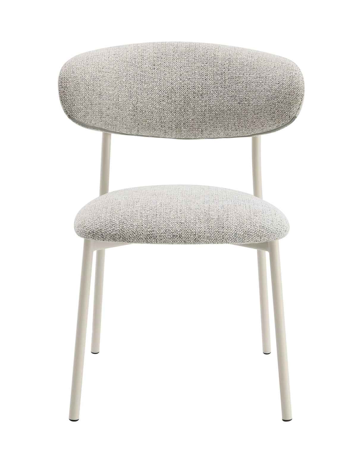 Set Of 2 Gray Fabric Upholstered Side Dining Chairs - Omega Lifestyles