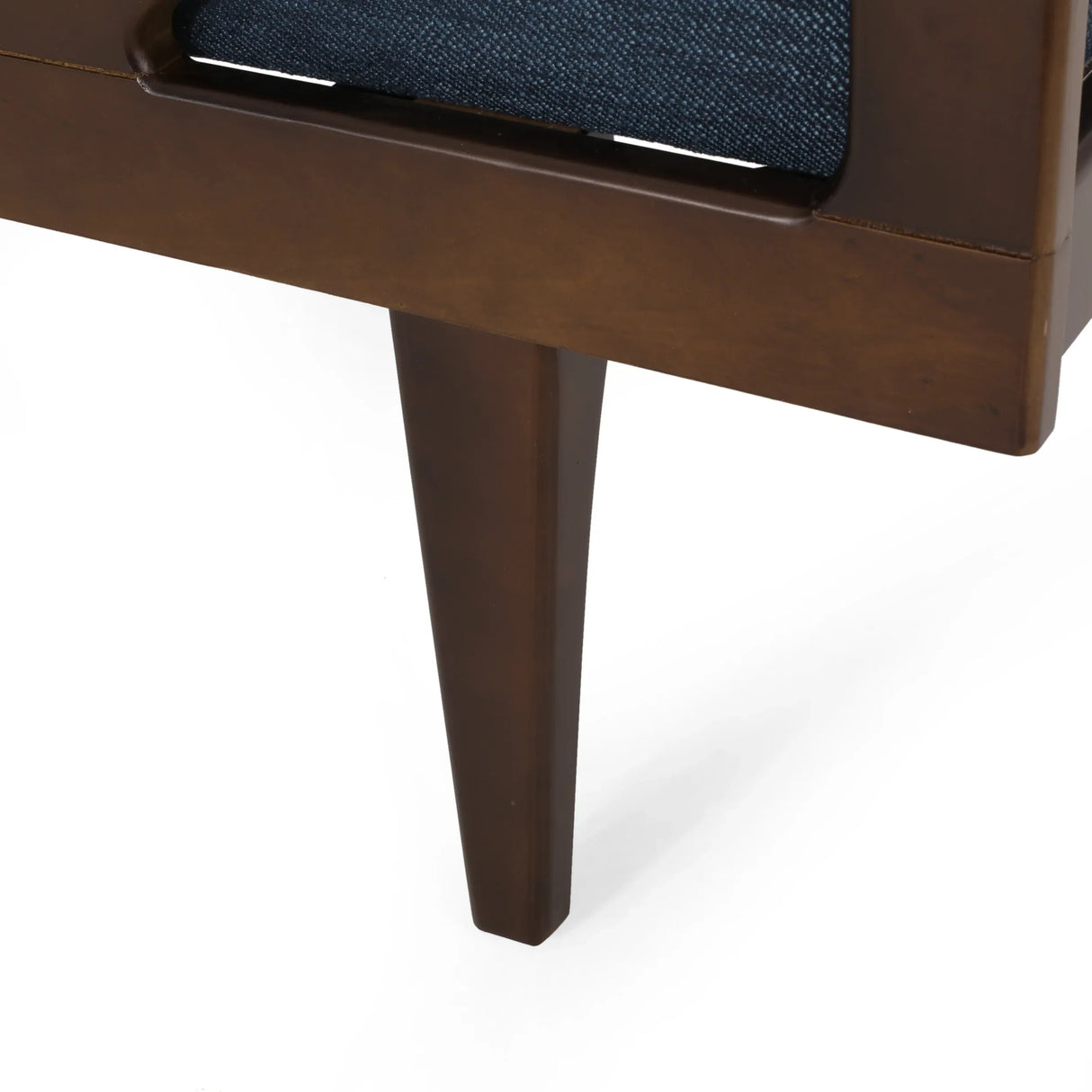 Chic Navy Blue Fabric Button-Tufted Chaise Lounge - Omega Lifestyles